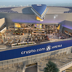 Crypto.com Arena city view terrace rendering