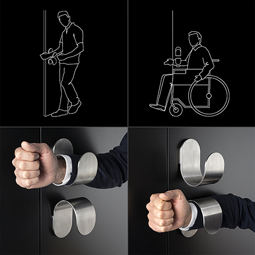 Quadrant of Hands-Free Pulls designs and graphics