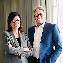 Diane Hoskins and Andy Cohen, Gensler co-CEOs.