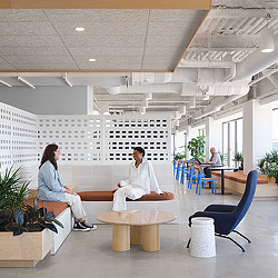 Fivetran Oakland open collaboration space.