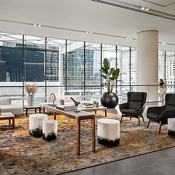 Lounge area at The Canopy at CIBC Square