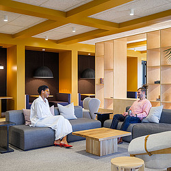 Fivetran headquarters lounge seating