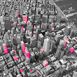 Downtown San Francisco building conversion analysis map