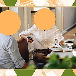 A person in a white shirt.