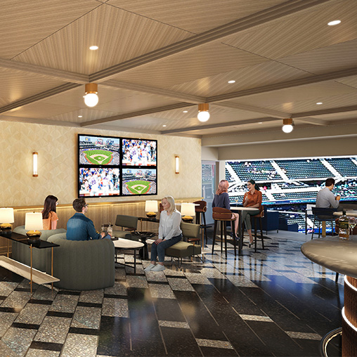 New York Mets Citi Field Empire Club Lounge rendering