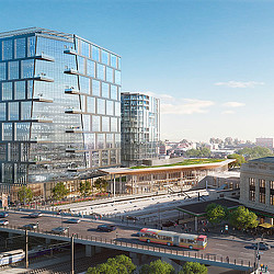 Amtrak Baltimore Penn Station rendering