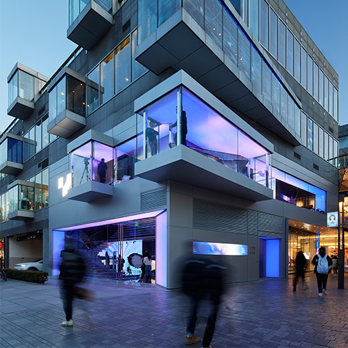 JIDU ROBOVERSE Experience Center building exterior