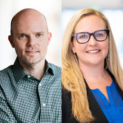 Marc Herndon and Whitley Wood side-by-side headshots