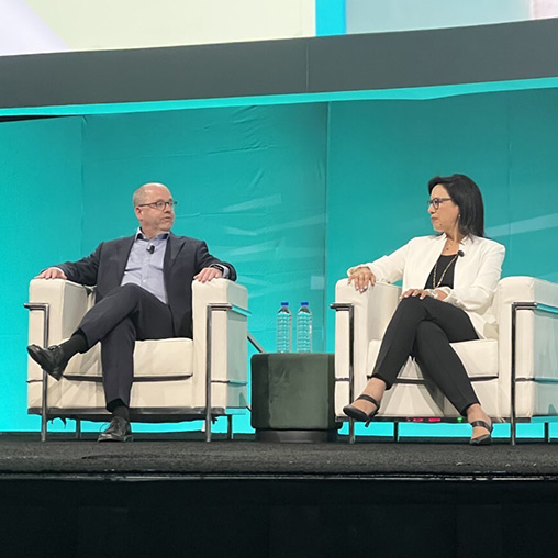 Peter Ballon and Diane Hoskins at ULI 2023 panel. Credit: CoStar