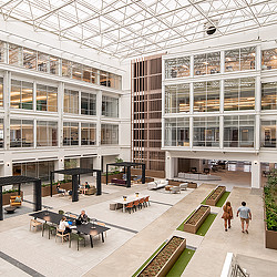 Marshside at Nowell Creek Village atrium rendering