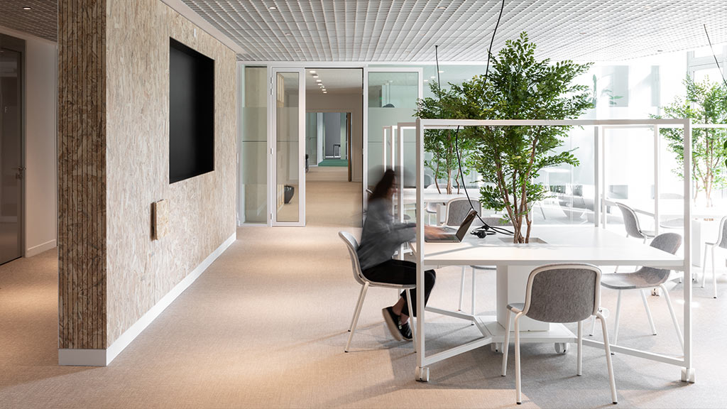 Korn Ferry workplace with tree