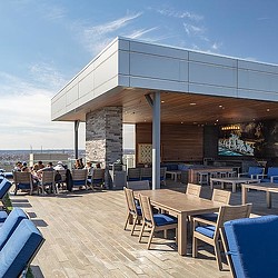 One Franklin Tower rooftop