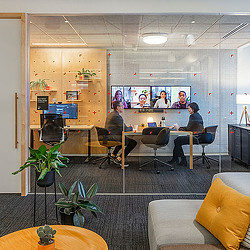 Shared executive office at Gensler Seattle