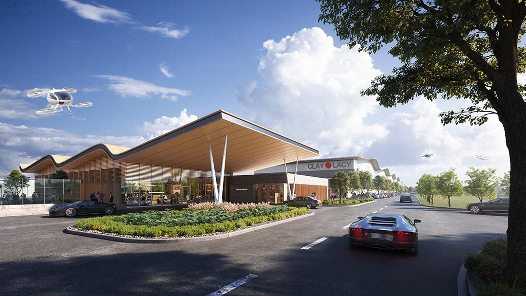 eVTOL conceptual rendering