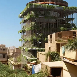 Probiotic tower in Cairo. Credit: ZAWYA