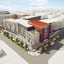 U.S.Vets Houston veteran housing concept rendering