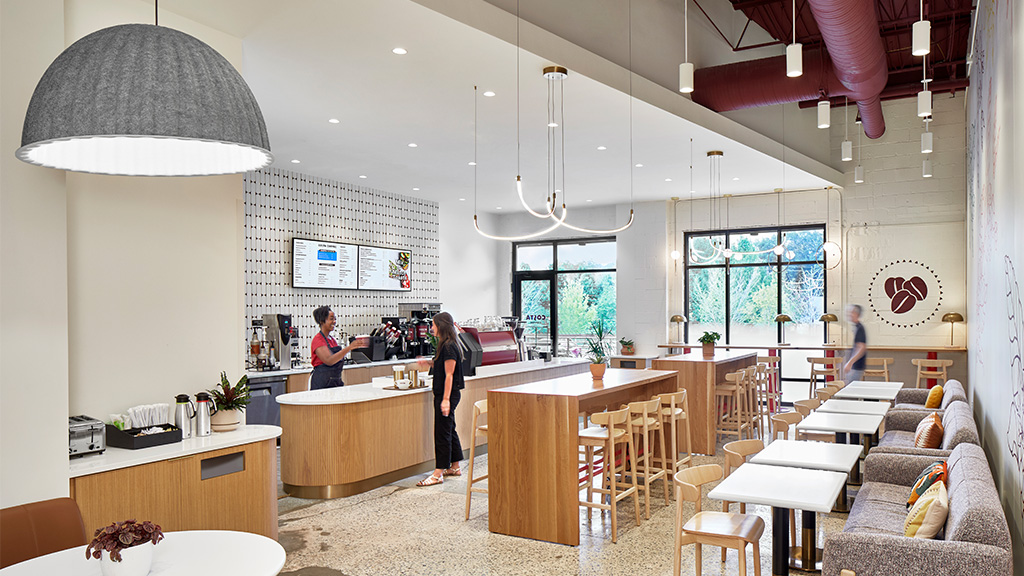 Costa Coffee store interiors