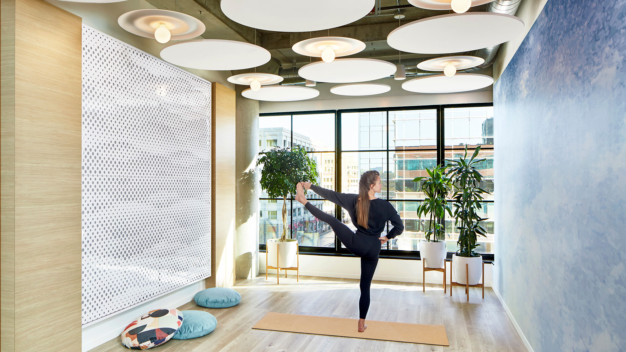 A person posing in a room.