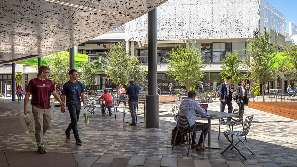 Arizona Center outdoor walkway
