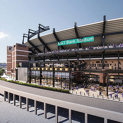 M&T Bank Stadium exterior rendering