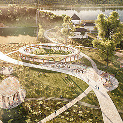 Right to Dream Ghana aerial campus rendering