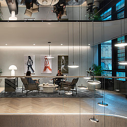 A person sitting at a table.