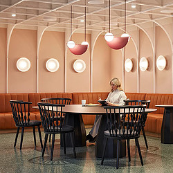 Accenture Chicago cafe table