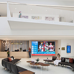 Evelyn Rubenstein Jewish Community Center of Houston lobby