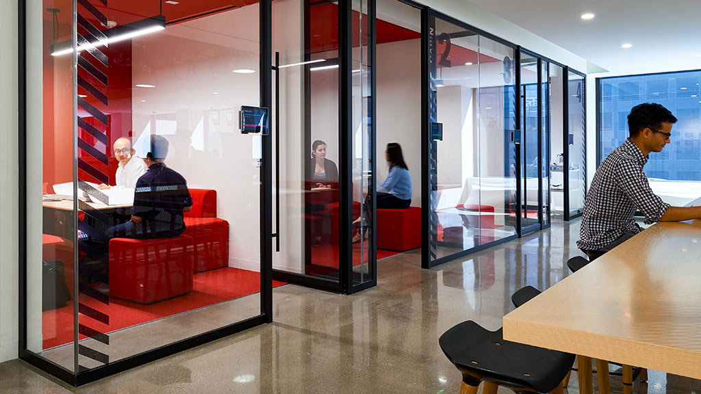 Gensler Los Angeles office meeting rooms