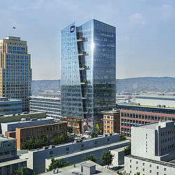 Ideal Tower aerial rendering