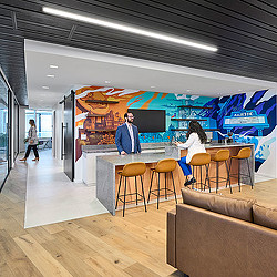 NIKA Technologies office cafe and hall