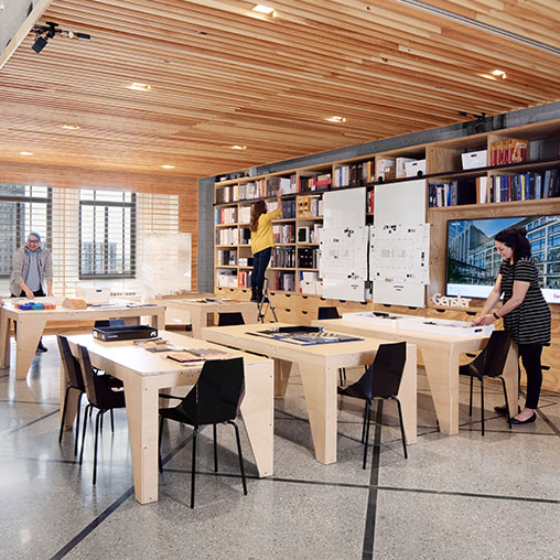 Gensler Minneapolis office materials library