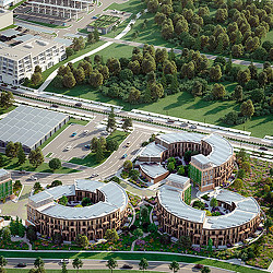 EVE Park aerial rendering