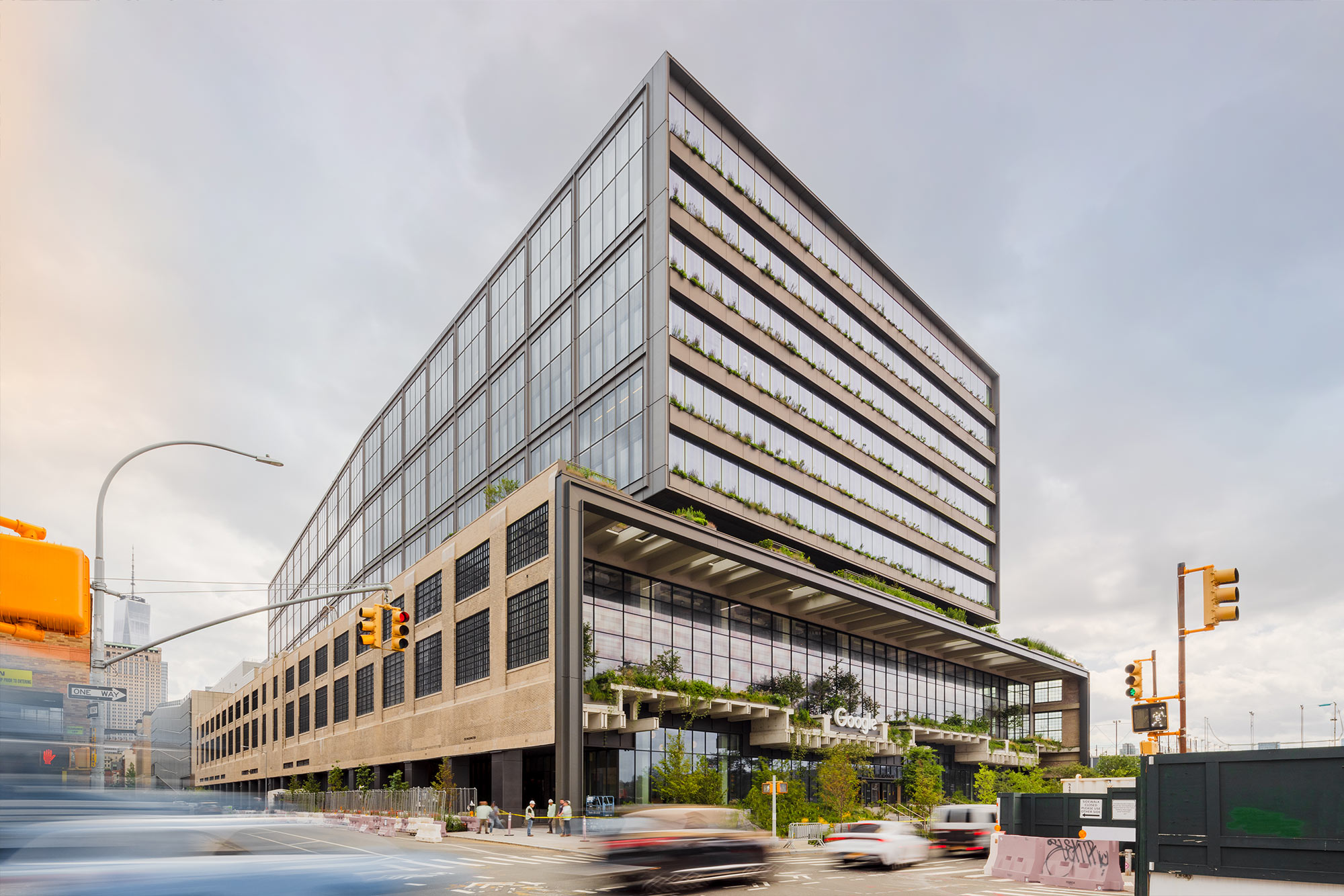 St. John's Terminal Google’s Global Business Organization headquarters building exterior