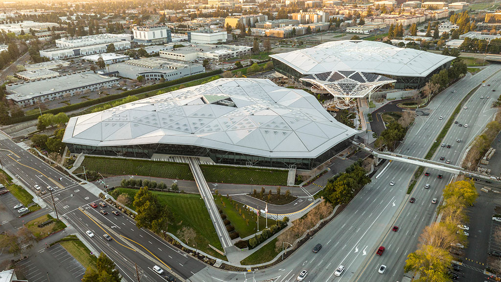 NVIDIA campus aerial view