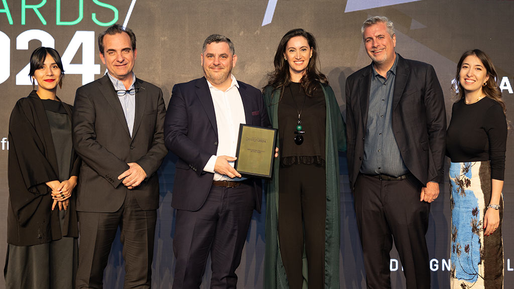 Gensler Middle East group shot accepting Design Middle East’s KSA Awards