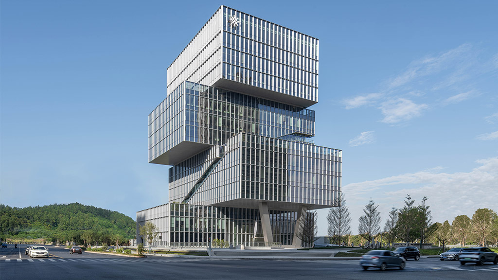 Highsun Headquarters building exterior side angle