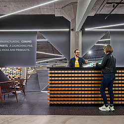 mHUB Innovation Center Chicago reception