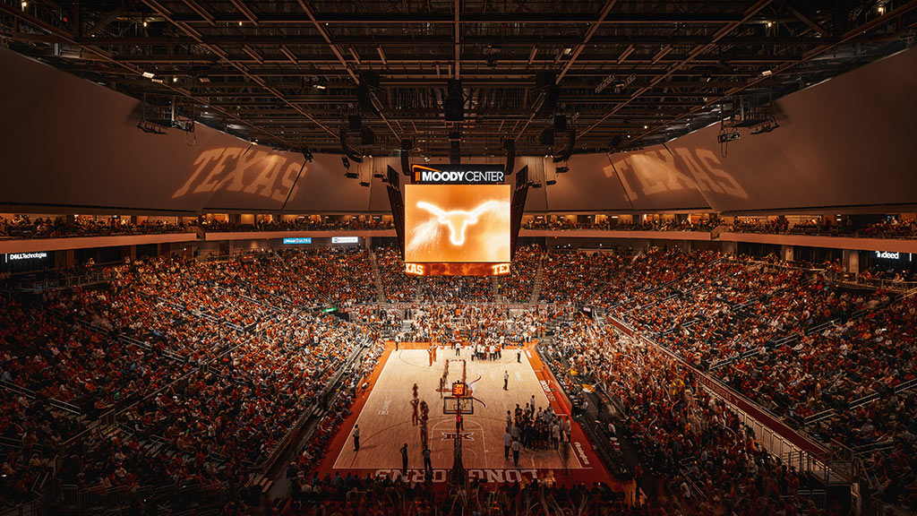 Moody Center University of Texas basketball game