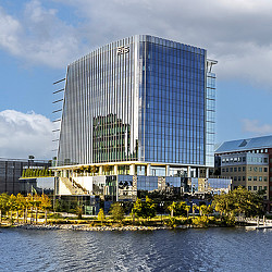 FIS Global Headquarters exterior from waterfront