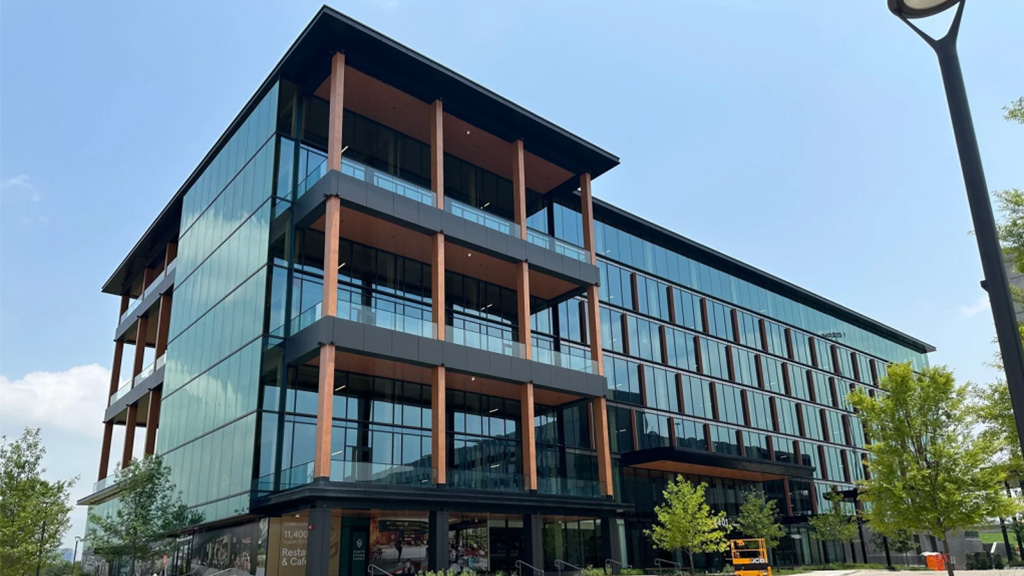 A building with a lot of windows.