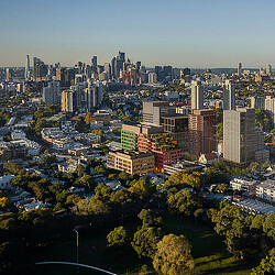 Kurraba life sciences campus aerial rendering