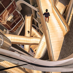 BAC Credomatic Headquarters Honduras stairs