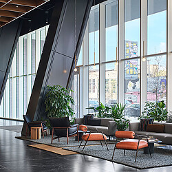 360 N Green lobby interiors