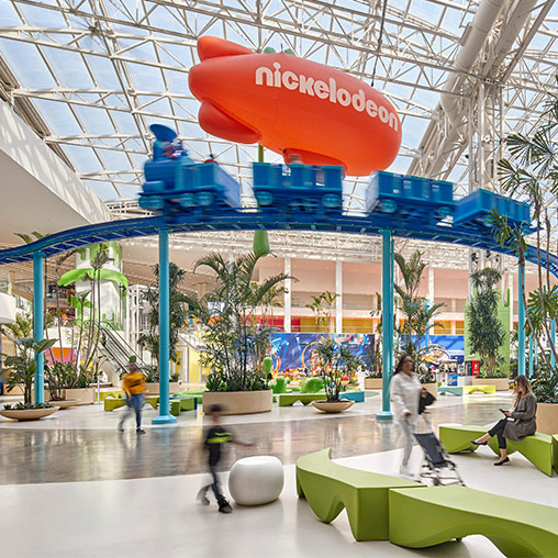 American Dream indoor Nickelodeon attraction