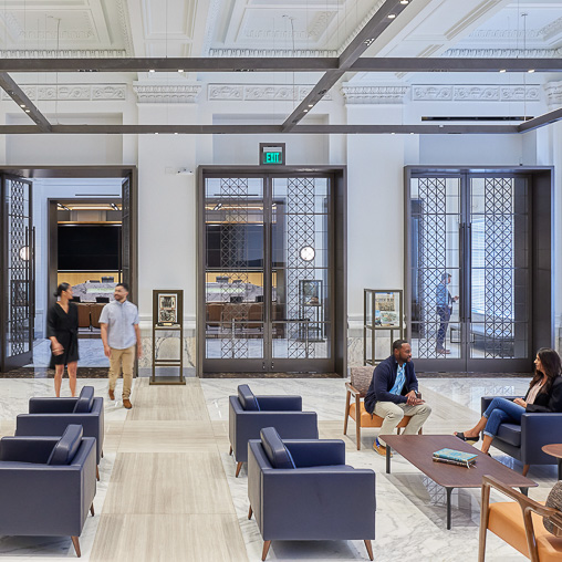 Dallas County Records Building waiting area