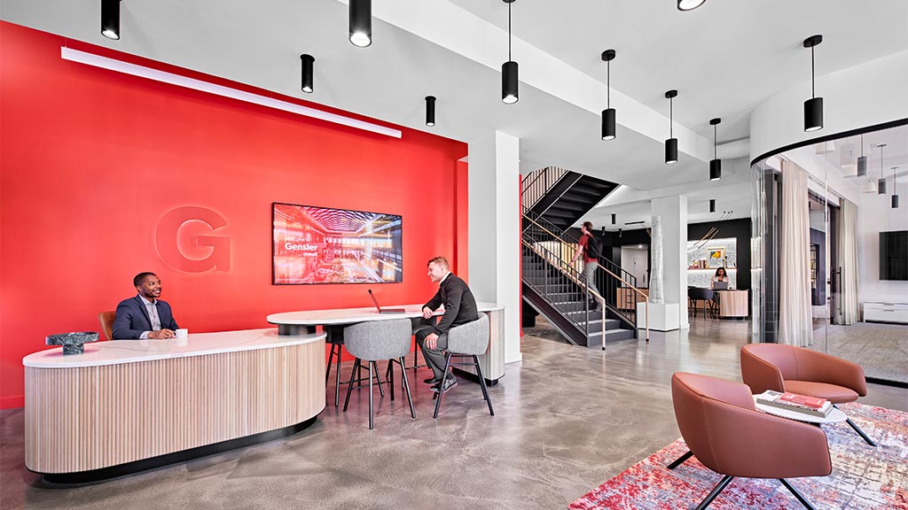 Gensler Detroit office interior