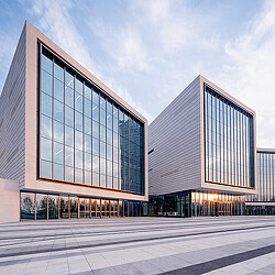 Yantai Huang-Bohai Sea New Area Industrial Culture Center exterior