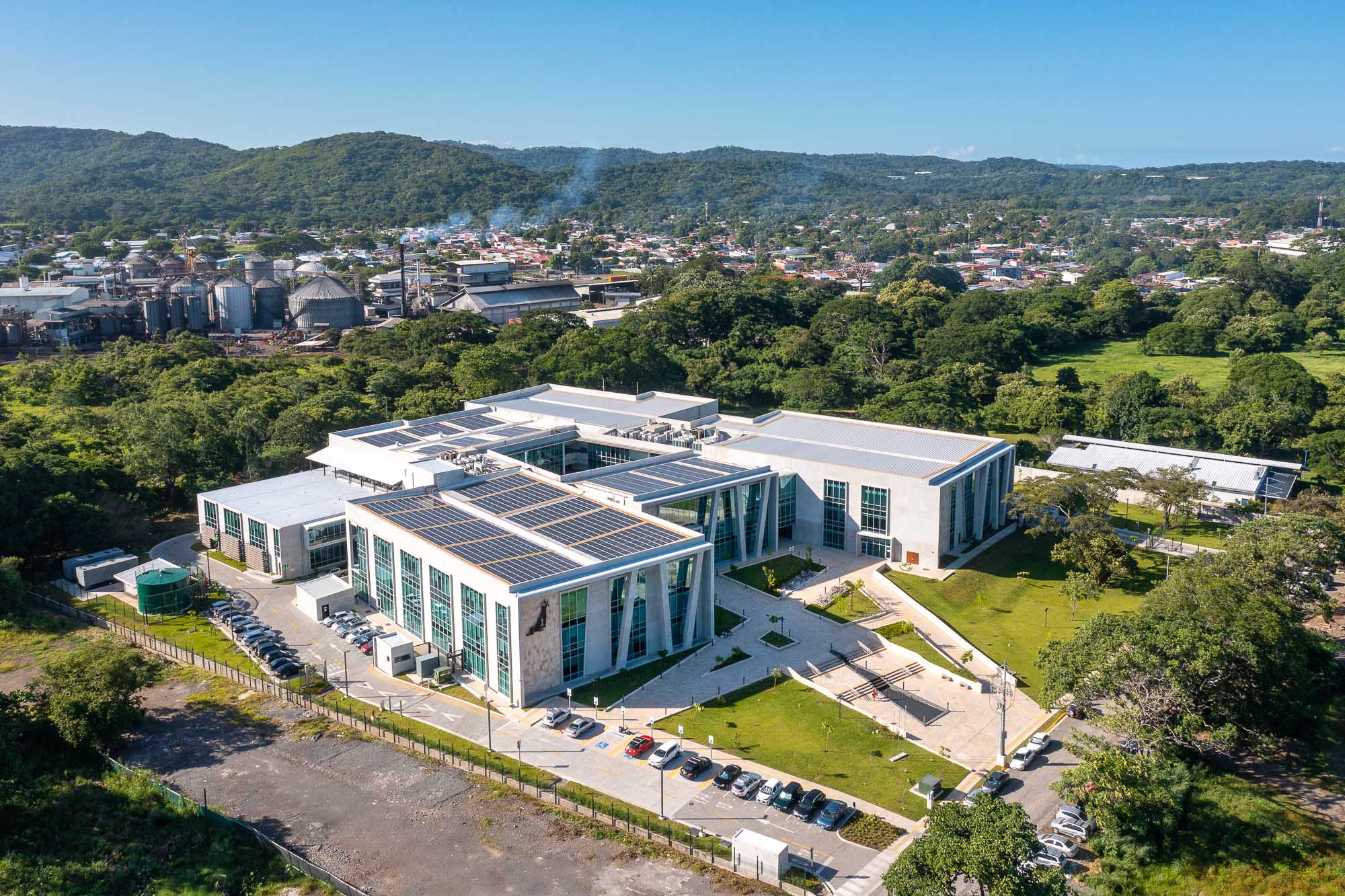 Poder Judicial Puntarenas aerial view