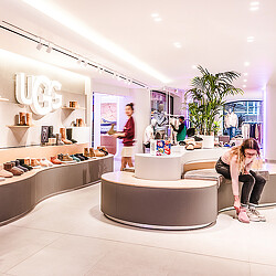 UGG Knightsbridge store interior